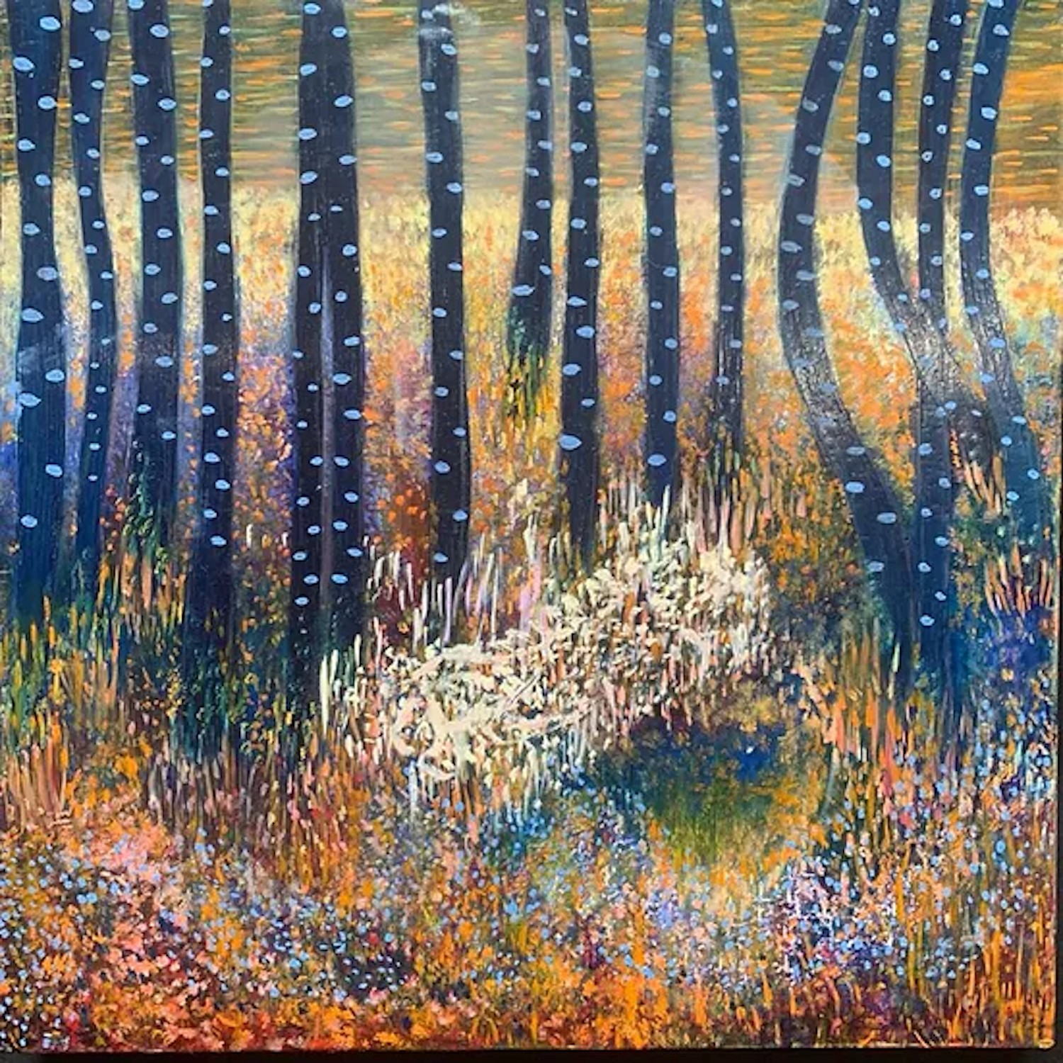 Helen Brough, Birch forest bed Helen Brough, Birch forest bed