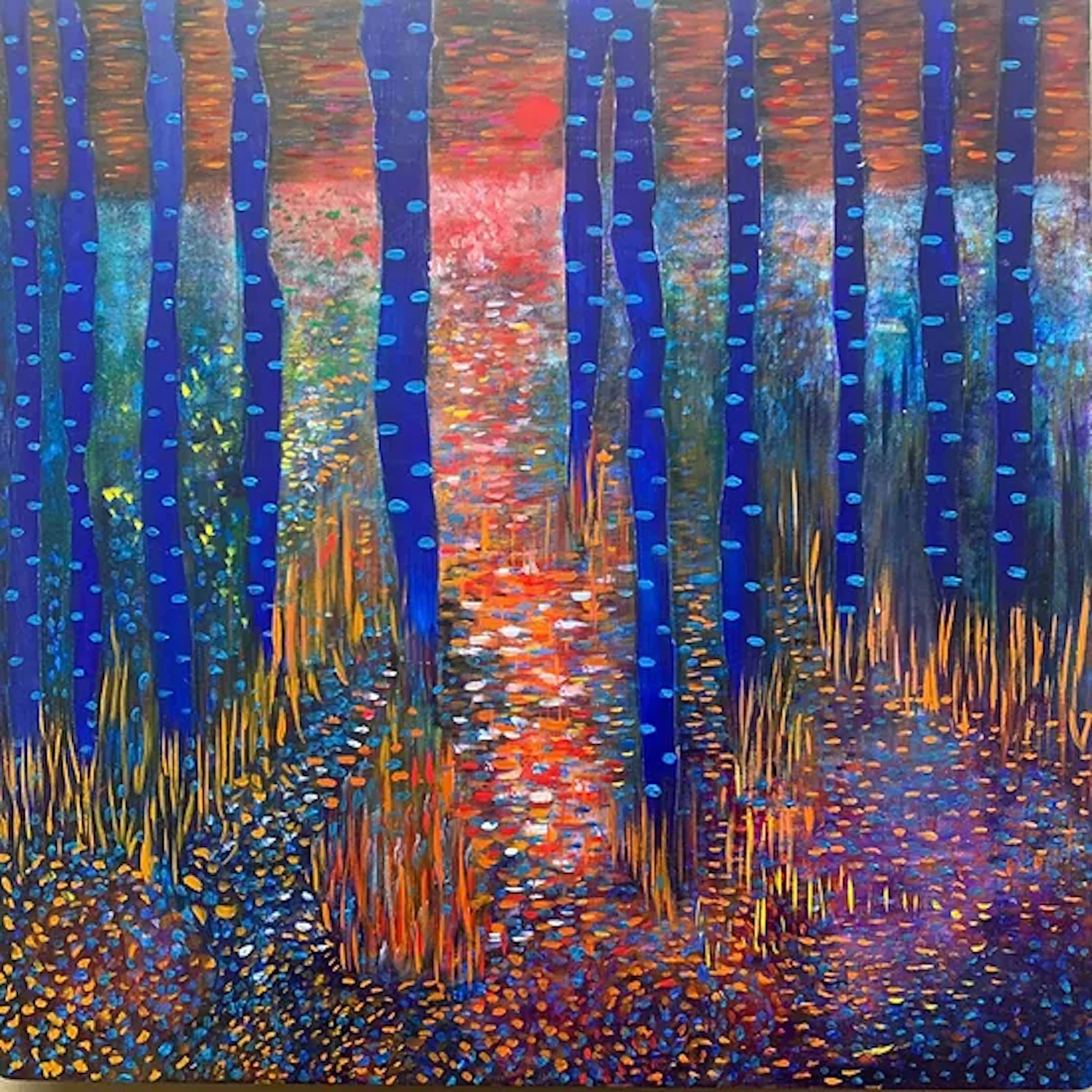Helen Brough, Birch Forest Sunset II Helen Brough, Birch Forest Sunset II