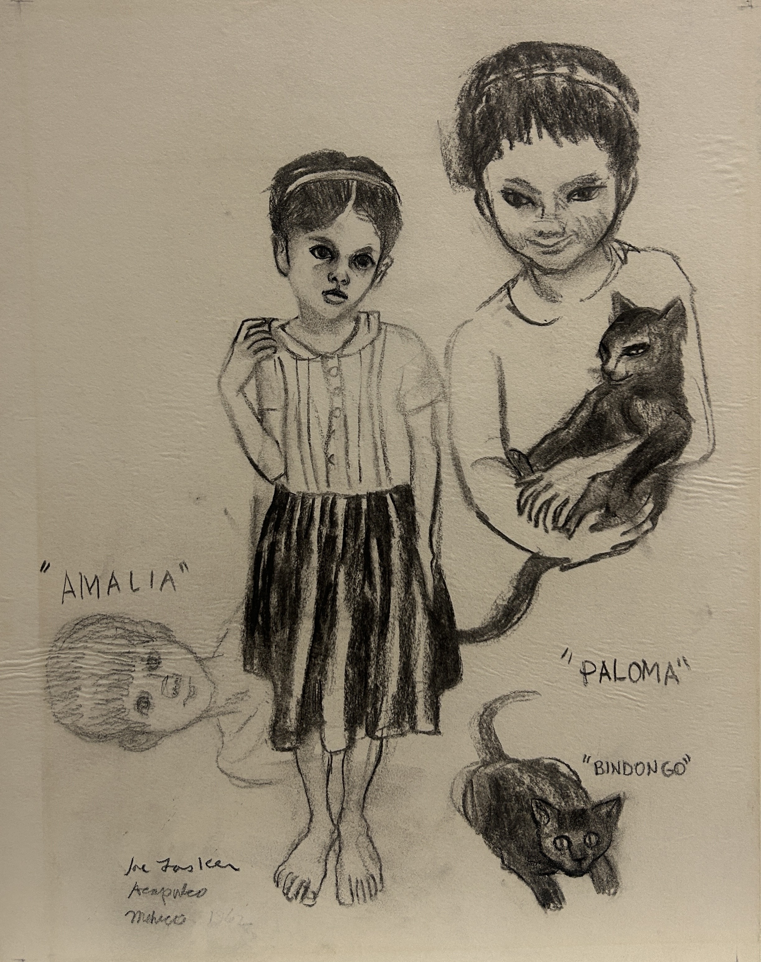 Joe Lasker, Amalia, Paloma, and Bindongo Joe Lasker, Amalia, Paloma, and Bindongo