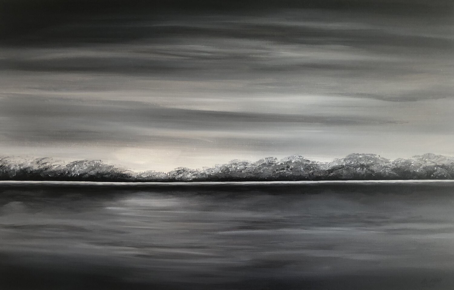 Nataliia Krykun, Black-white Lake Nataliia Krykun, Black-white Lake