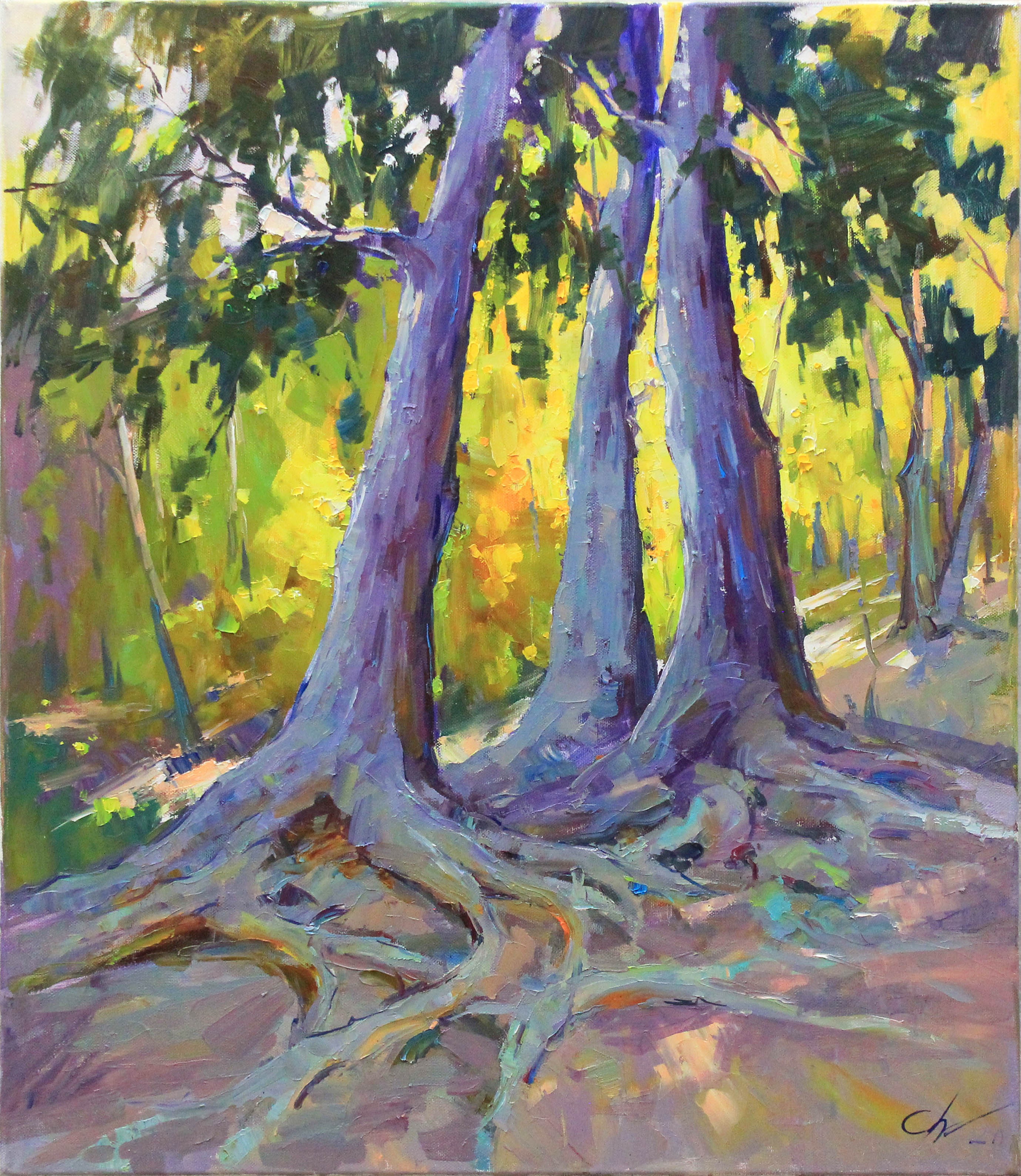 Serhii Cherniakovskyi, In the shade of trees Serhii Cherniakovskyi, In the shade of trees