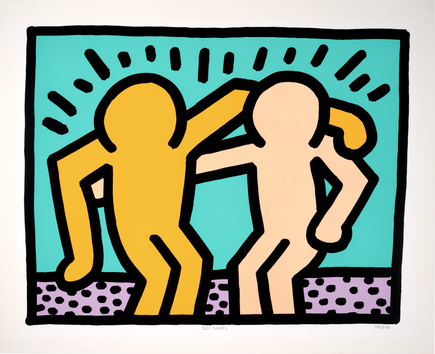 Keith Haring, Best Buddies from the Collection of Sir Elton John Keith Haring, Best Buddies from the Collection of Sir Elton John