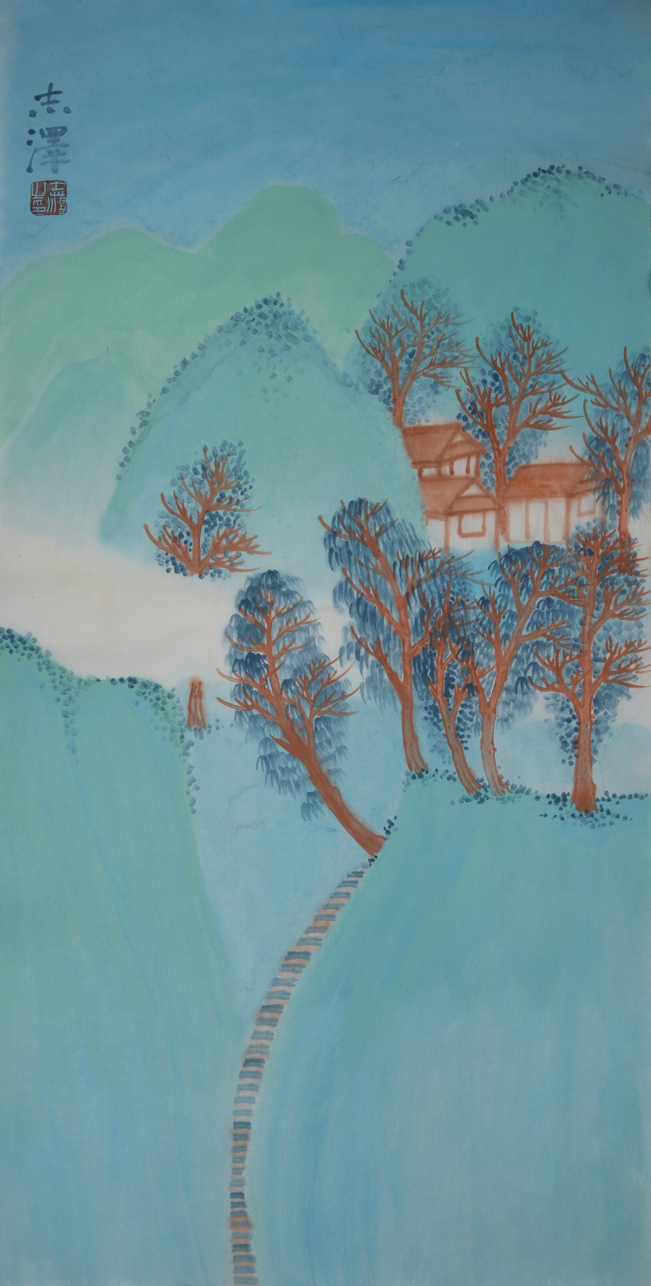 Zhize Lv, The Beautiful Scenery Of The Mountain Village Zhize Lv, The Beautiful Scenery Of The Mountain Village