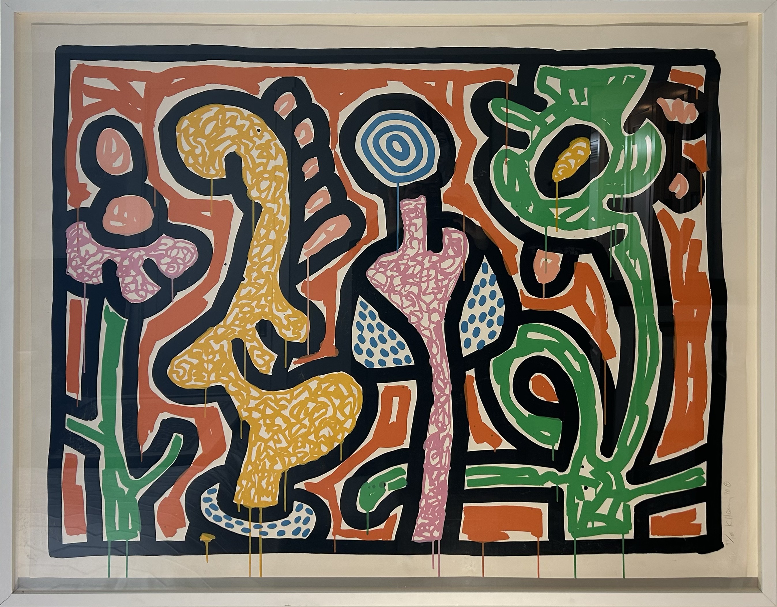 Keith Haring, Flowers IV Keith Haring, Flowers IV