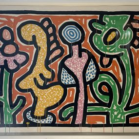 Drucke, Flowers IV, Keith Haring