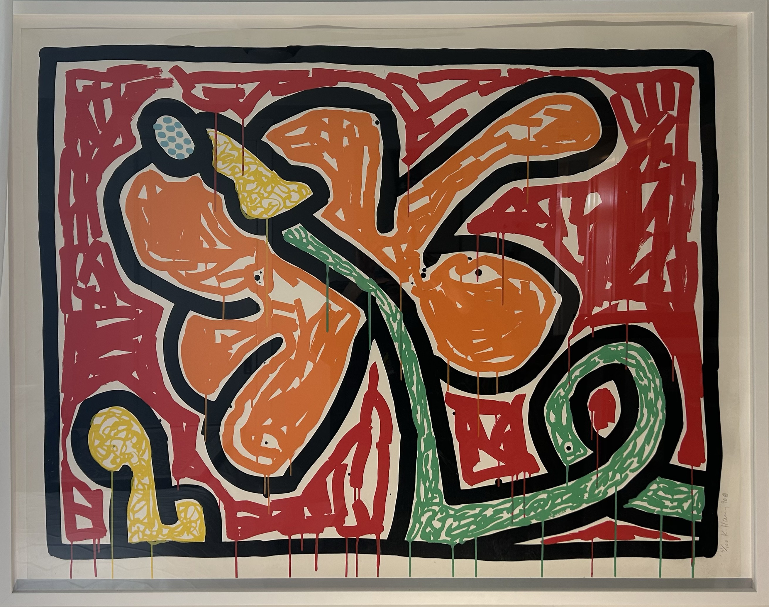 Keith Haring, Flowers V Keith Haring, Flowers V