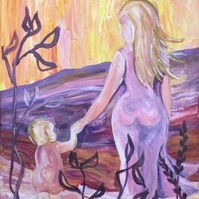 Painting, Guided by Love, The Happiness Series: Exploring Inner Joy series, Tetiana Pchelnykova