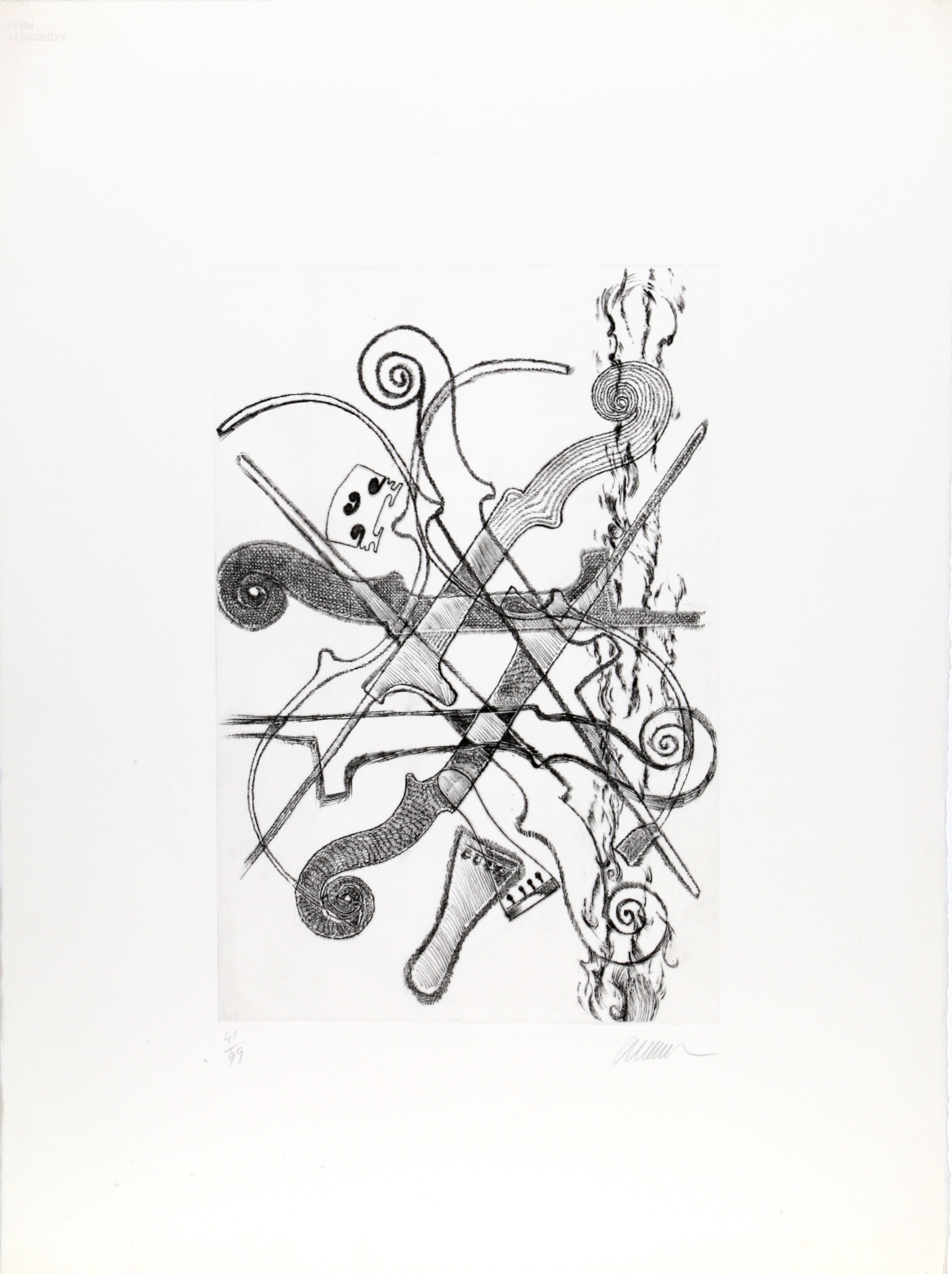 Arman, Violin Scrolls Arman, Violin Scrolls