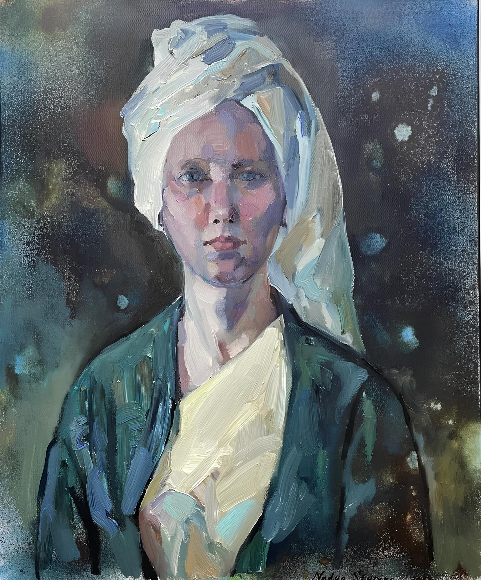 Nadezda Stupina, Portrait of Norwegian girl Nadezda Stupina, Portrait of Norwegian girl