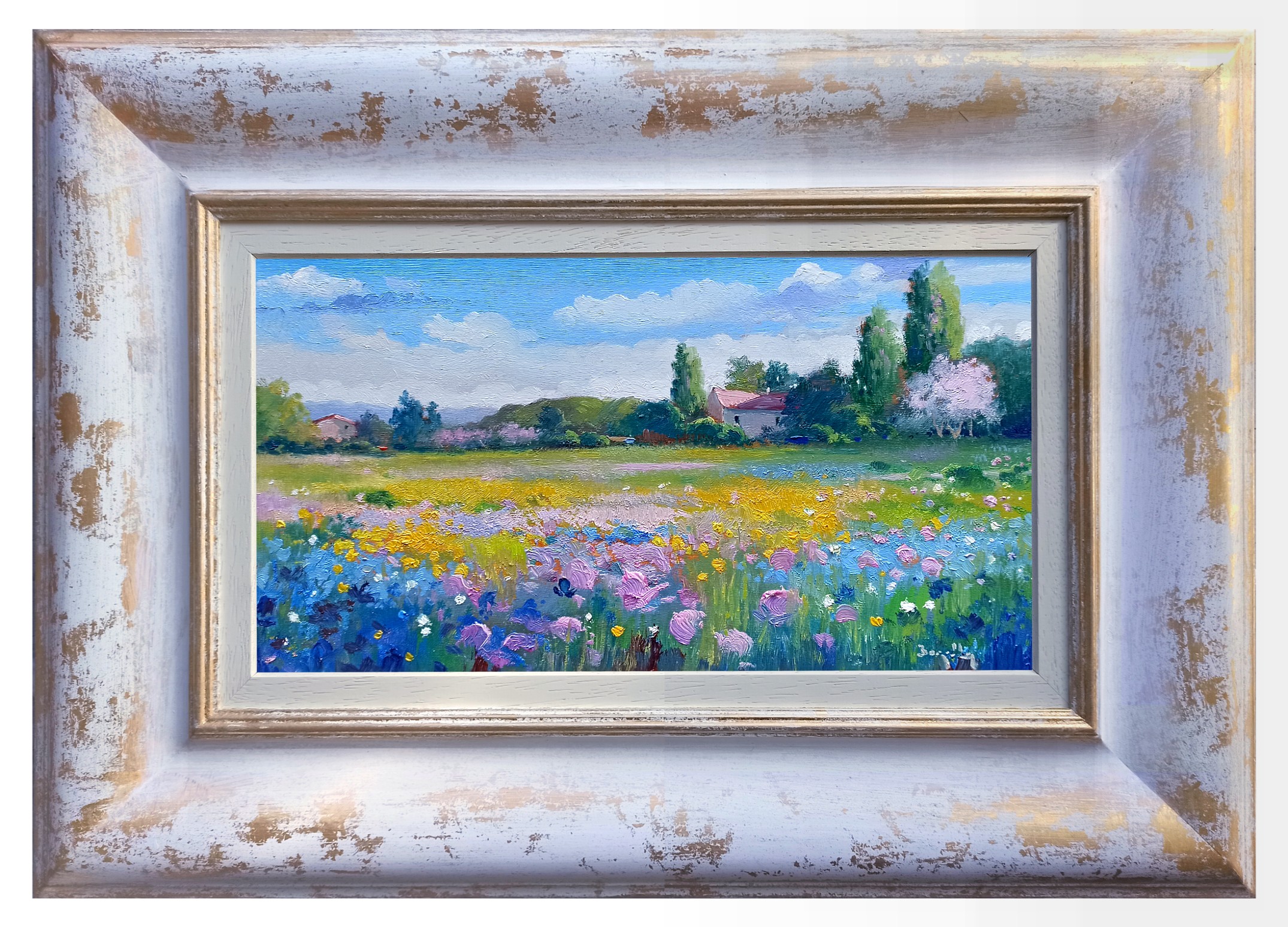 Andrea Borella, Primavera - Tuscany landscape & frame Andrea Borella, Primavera - Tuscany landscape & frame
