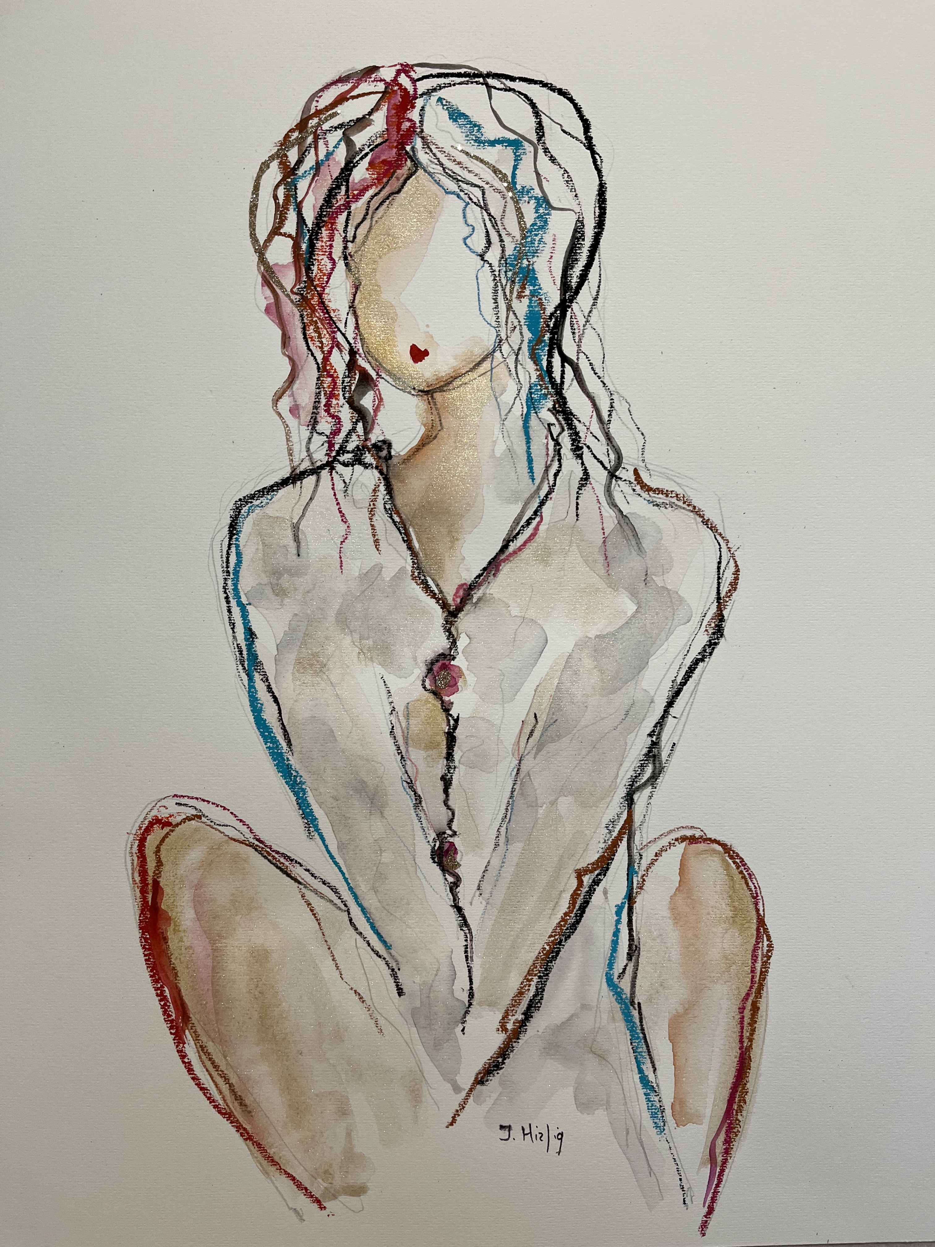 Isabelle Hirtzig, In a White Blouse Isabelle Hirtzig, In a White Blouse