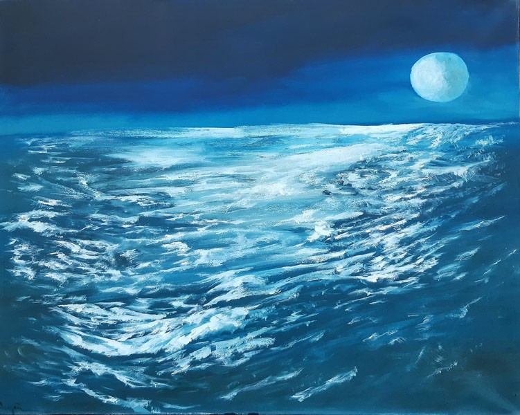 Esther Aragon, Calma nocturna -Serie, Nos vemos en el Azul- Esther Aragon, Calma nocturna -Serie, Nos vemos en el Azul-