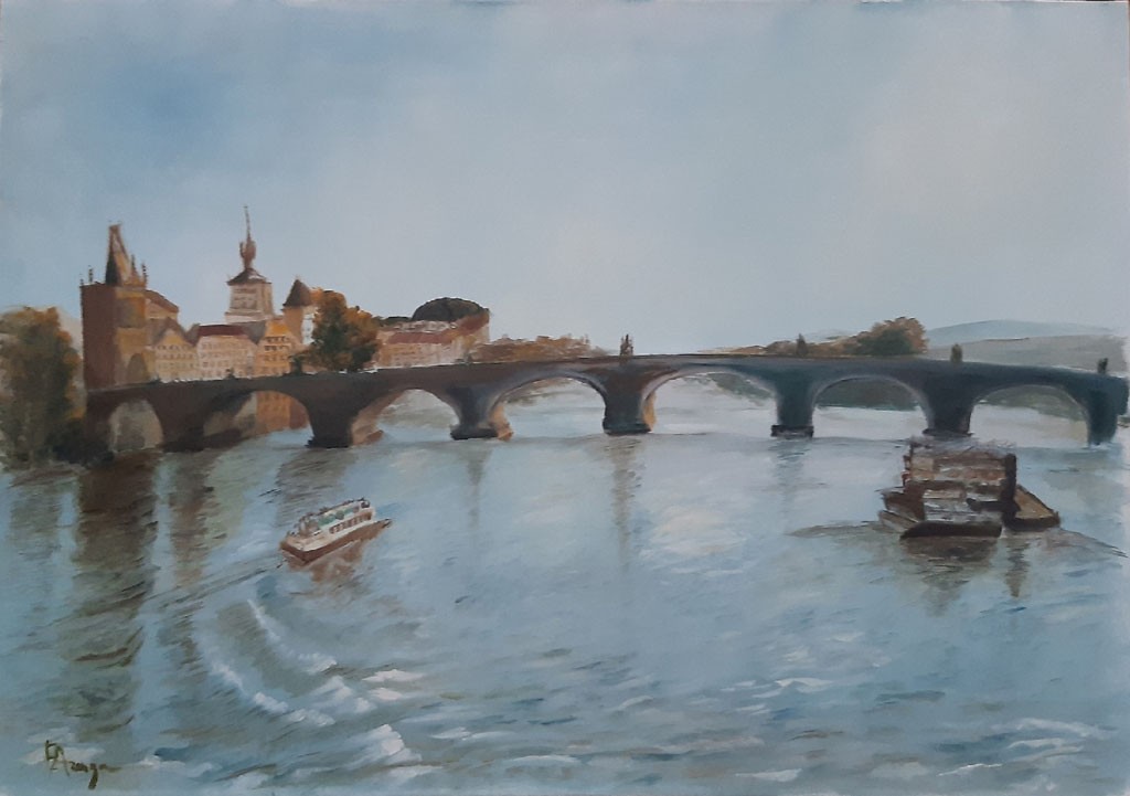 Esther Aragon, El Moldava a su paso por Praga -Serie, Viajes- Esther Aragon, El Moldava a su paso por Praga -Serie, Viajes-