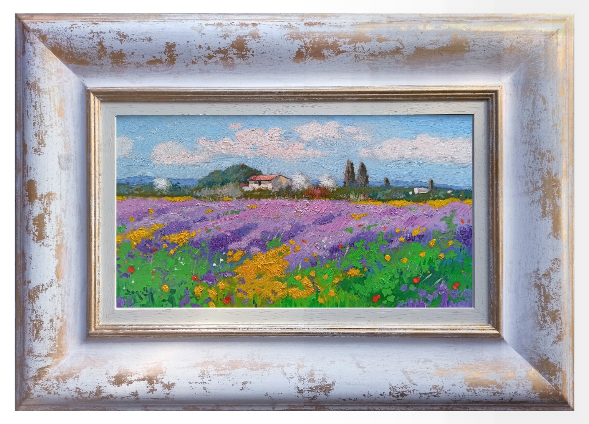 Andrea Borella, Bloomed field - Tuscany landscape & frame Andrea Borella, Bloomed field - Tuscany landscape & frame