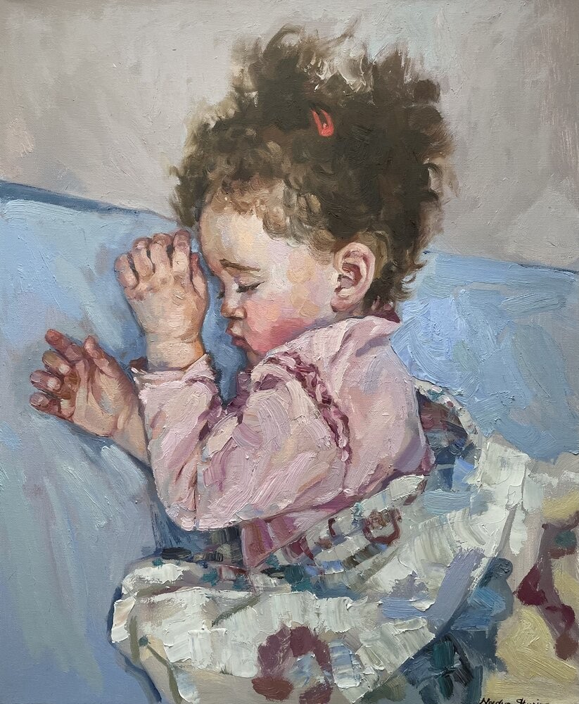 Nadezda Stupina, Sleeping girl Nadezda Stupina, Sleeping girl