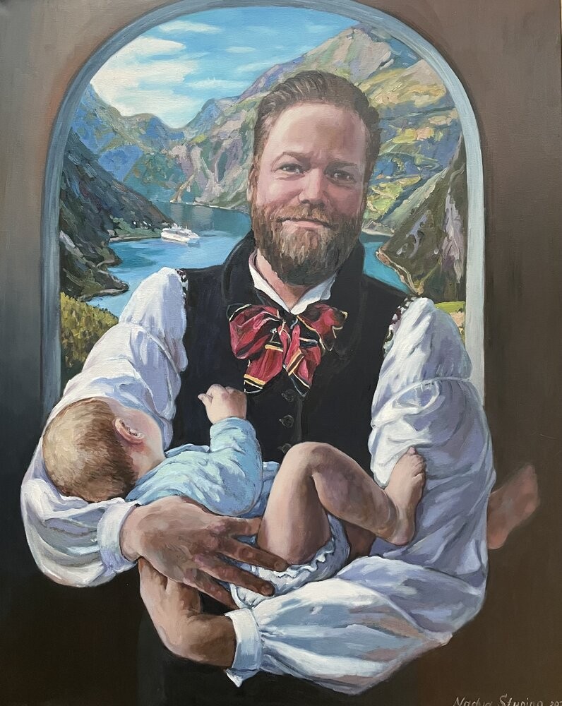 Nadezda Stupina, The Norwegian Madonna Nadezda Stupina, The Norwegian Madonna