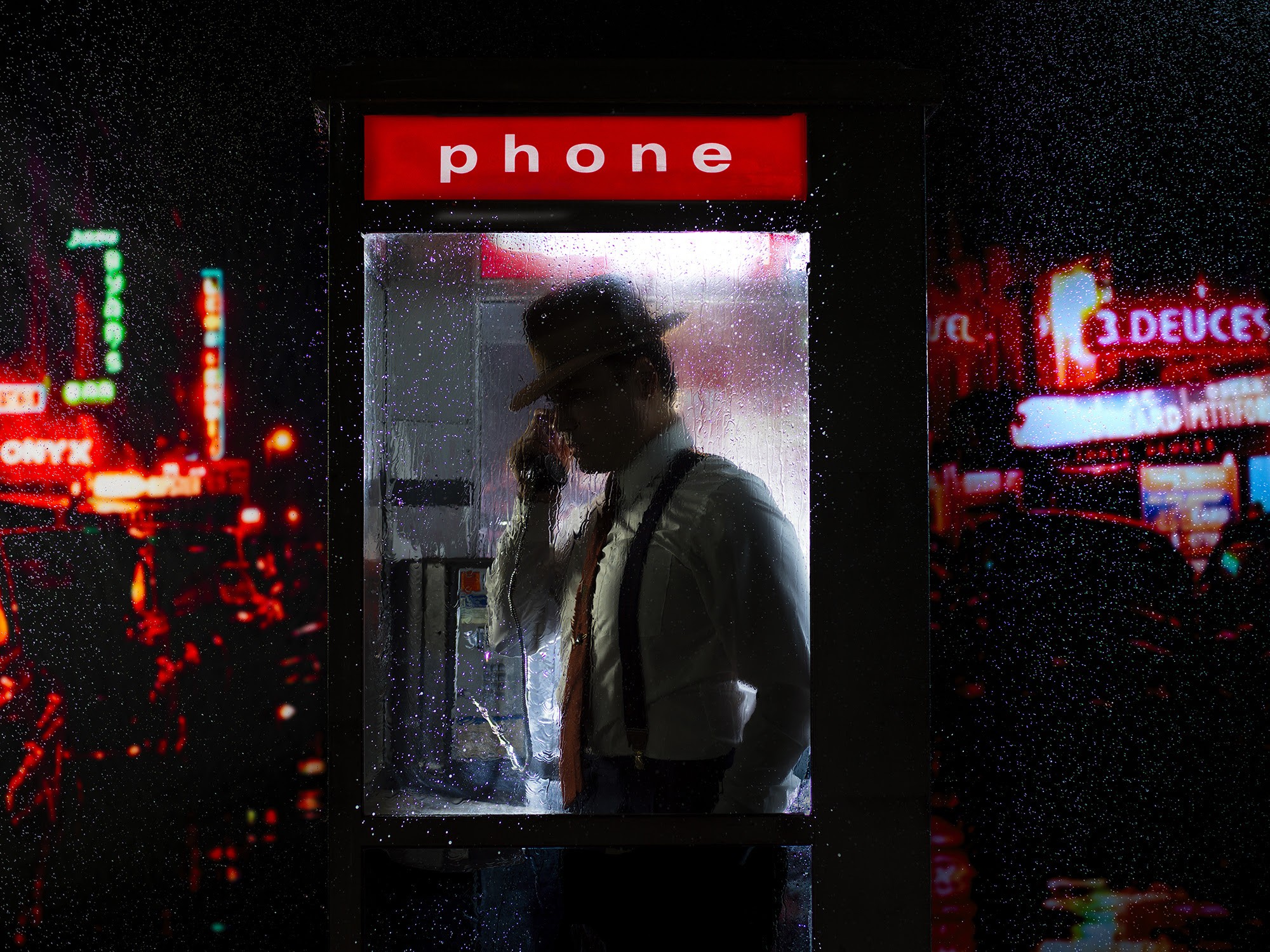 Tyler Shields, The Man in the Phone Booth (4) Tyler Shields, The Man in the Phone Booth (4)
