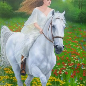 Painting, Elegance Rider, Shahen Aleksandryan