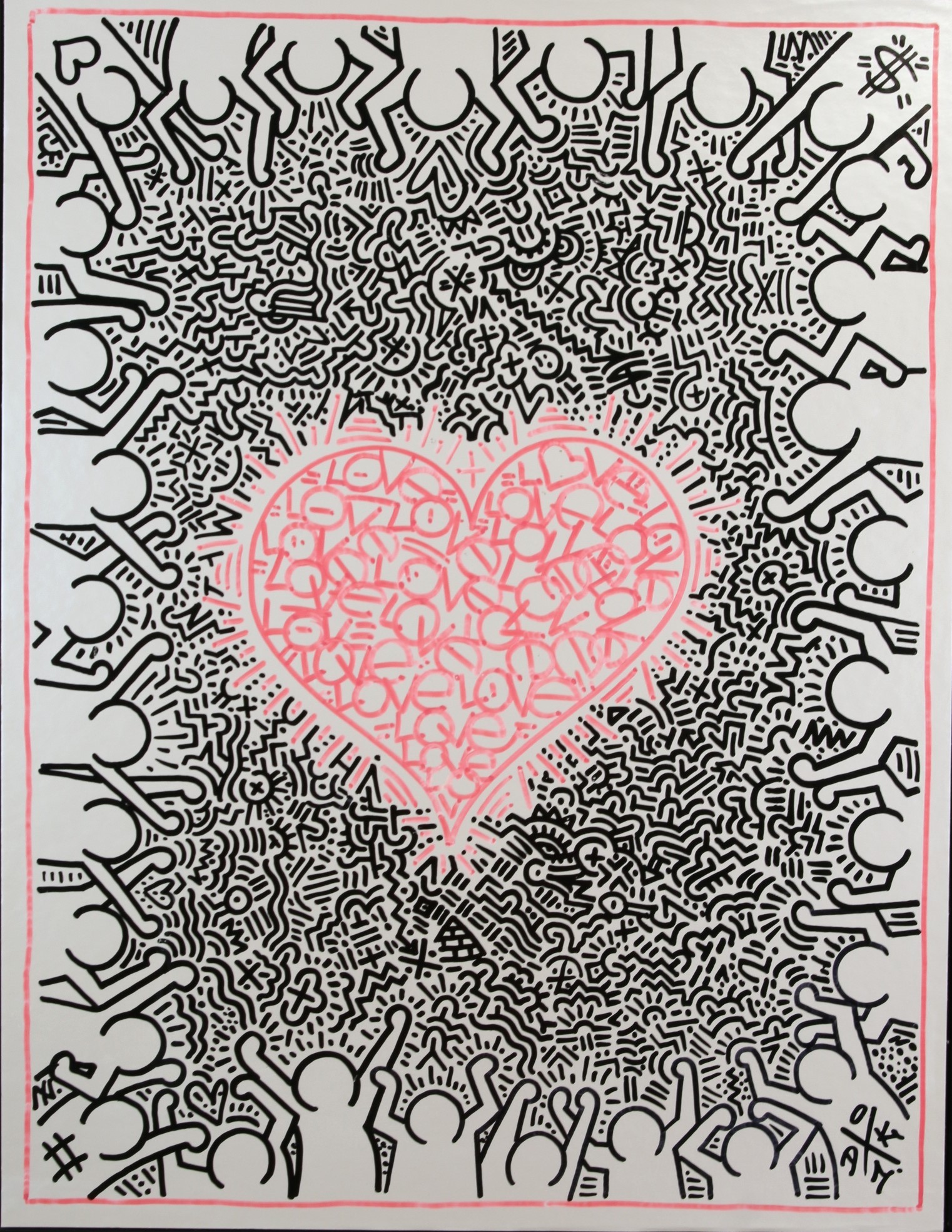 Dok, Untitled Love Haring Dok, Untitled Love Haring