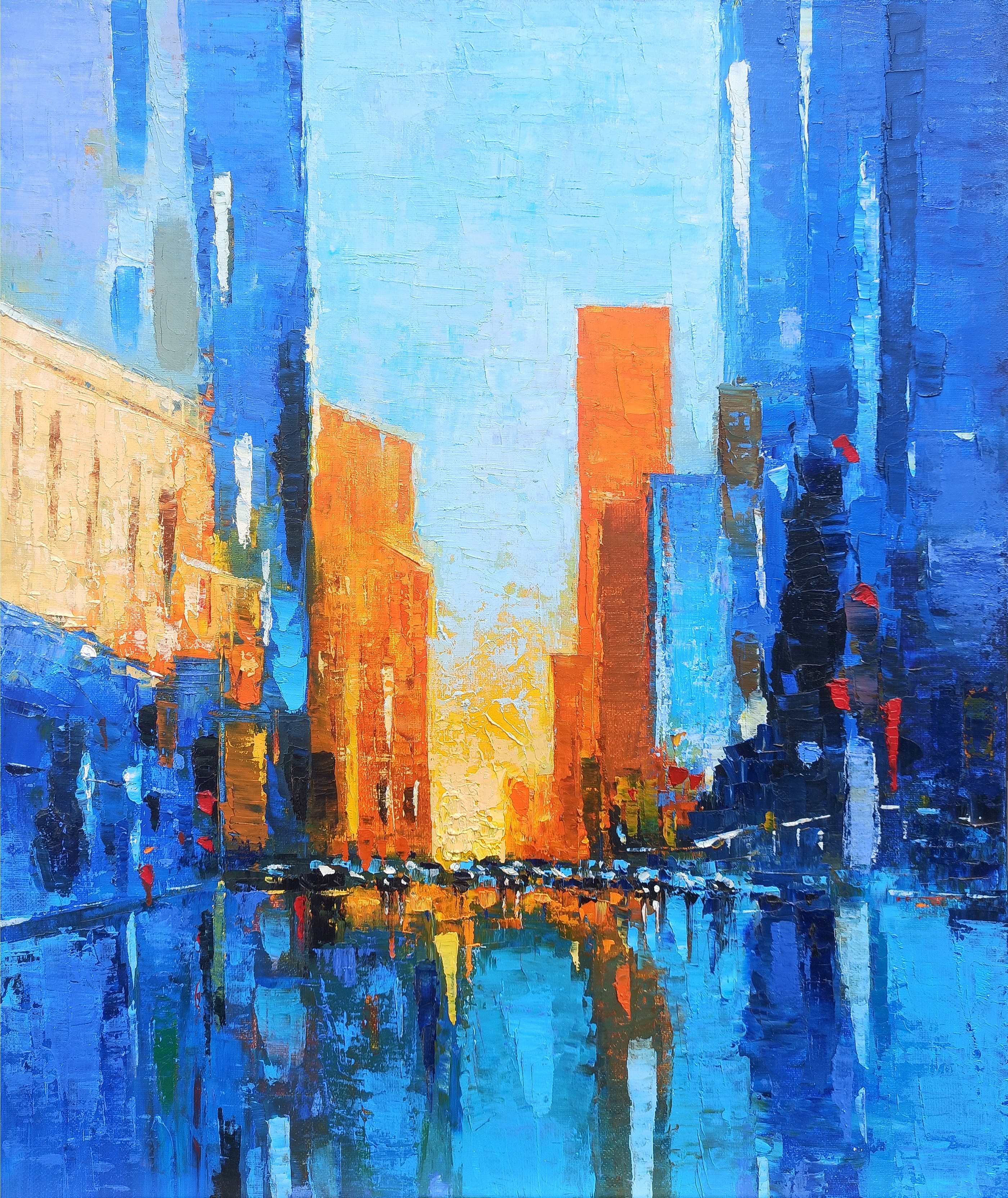 Narek Qochunc, Sunset Over Skyscrapers Narek Qochunc, Sunset Over Skyscrapers