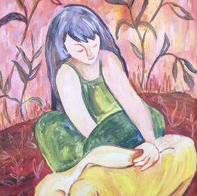 Painting, Bonding in Open Fields, The Happiness Series: Exploring Inner Joy series, Tetiana Pchelnykova