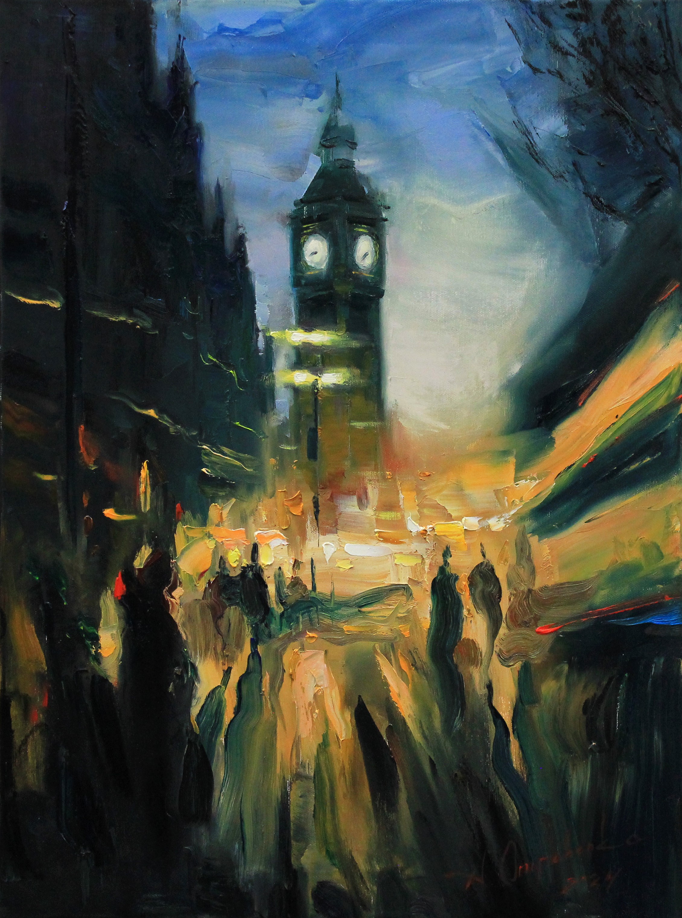 Alisa Onipchenko-Cherniakovska, Evening time Alisa Onipchenko-Cherniakovska, Evening time