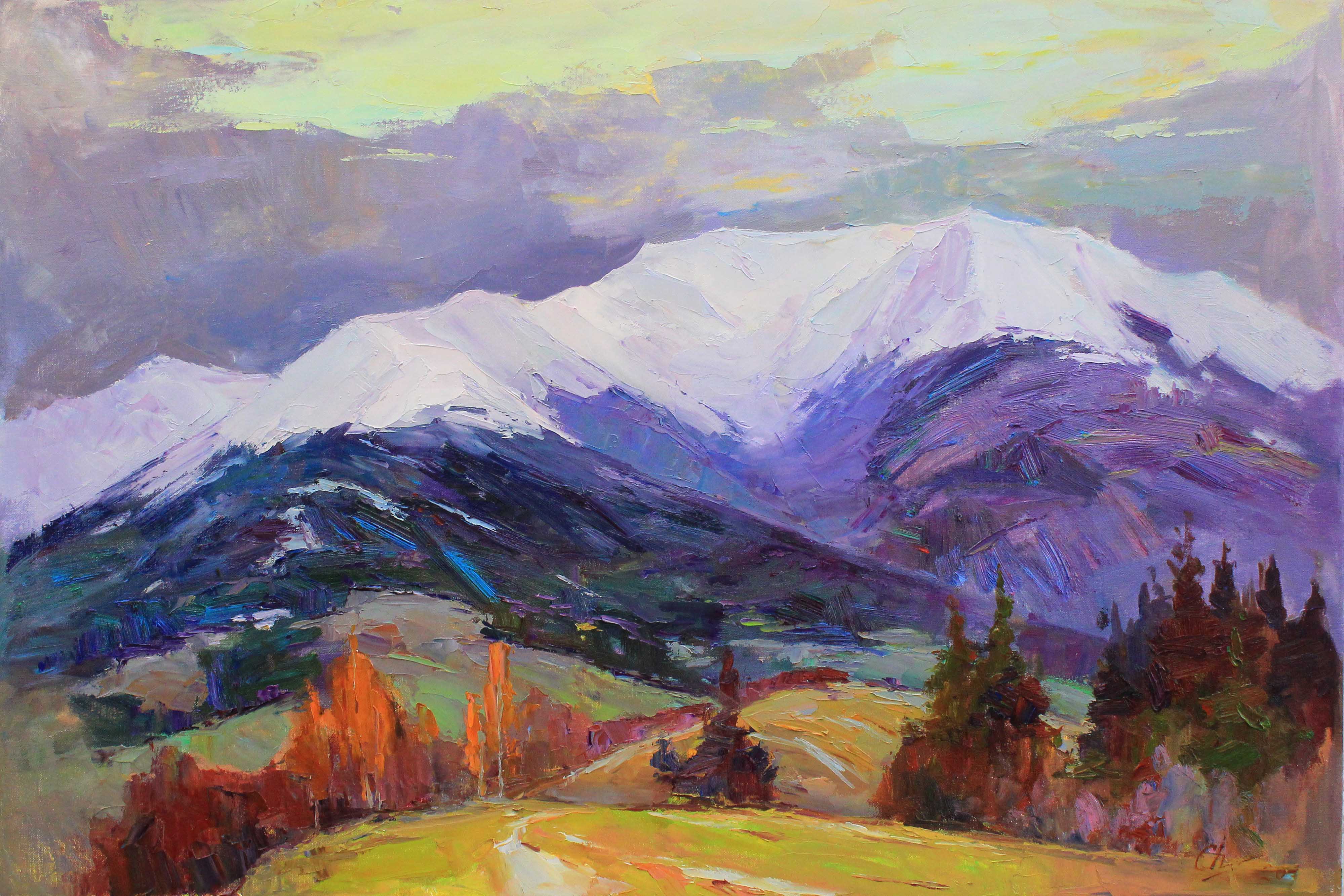 Serhii Cherniakovskyi, Among the mountains Serhii Cherniakovskyi, Among the mountains