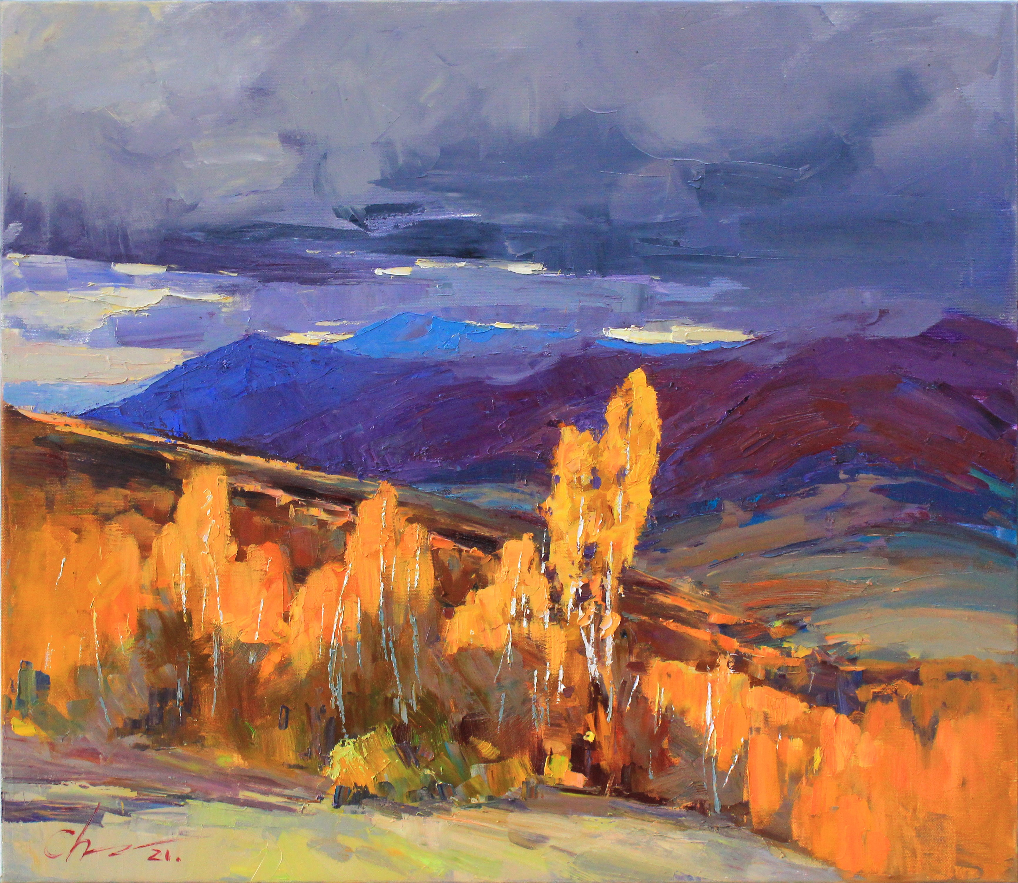 Serhii Cherniakovskyi, The last rays of the sun Serhii Cherniakovskyi, The last rays of the sun