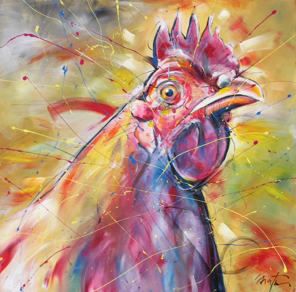Martin, La poule Martin, La poule