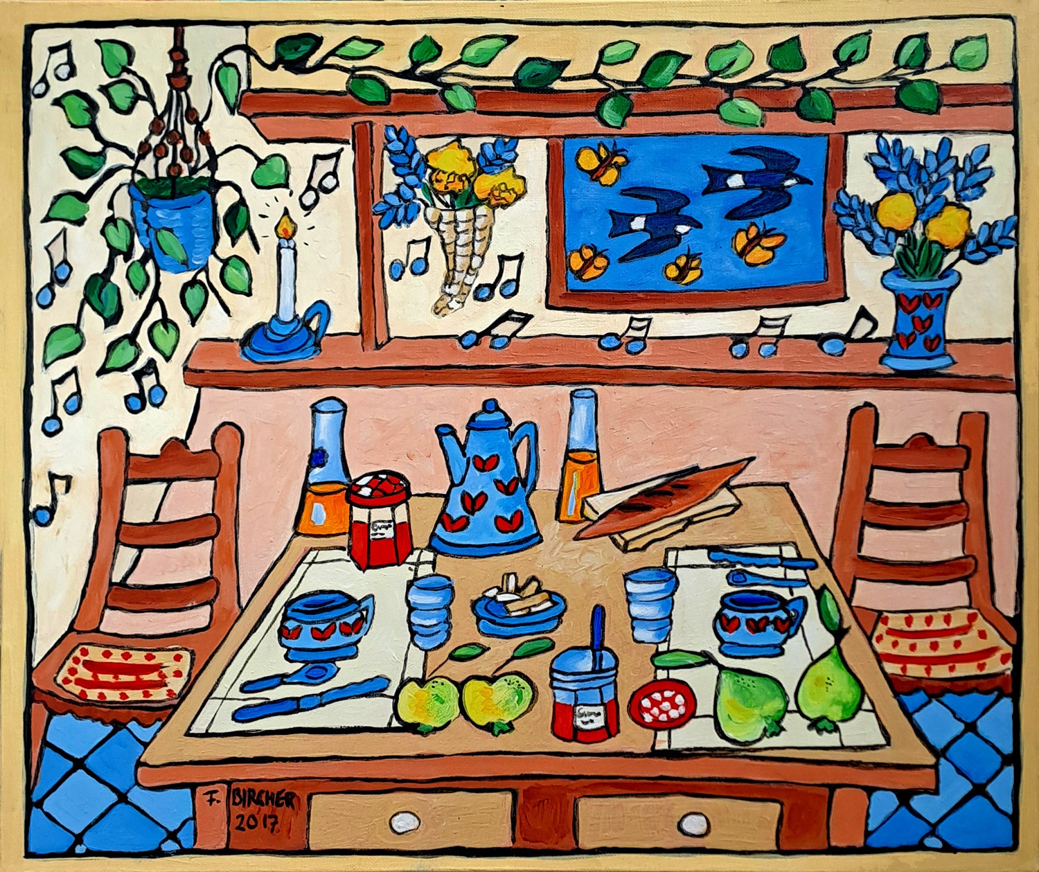 Françoise Bircher, Petit déjeuner II Françoise Bircher, Petit déjeuner II