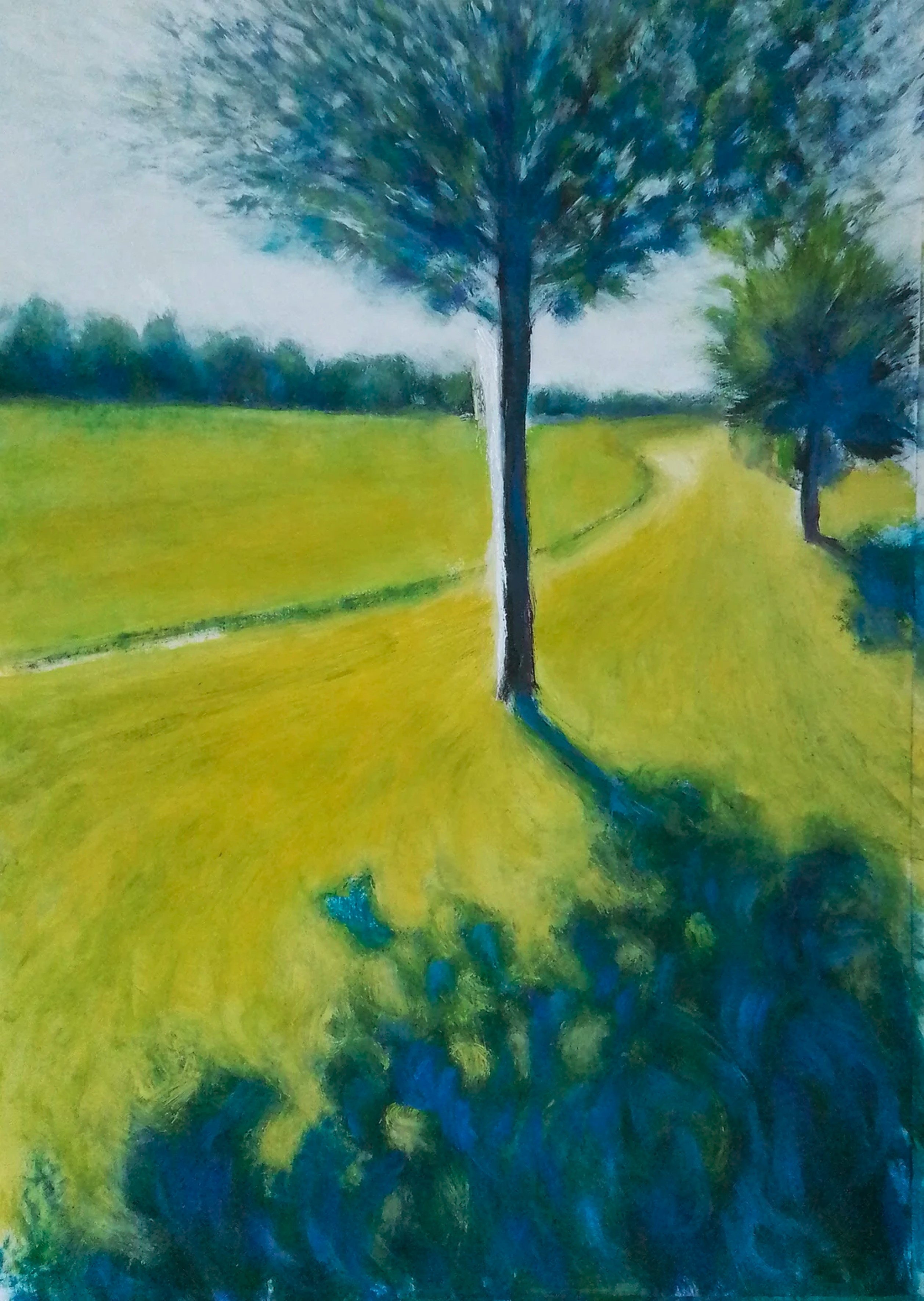 Mauro Tròlese, Controluce, paesaggio di maggio Mauro Tròlese, Controluce, paesaggio di maggio