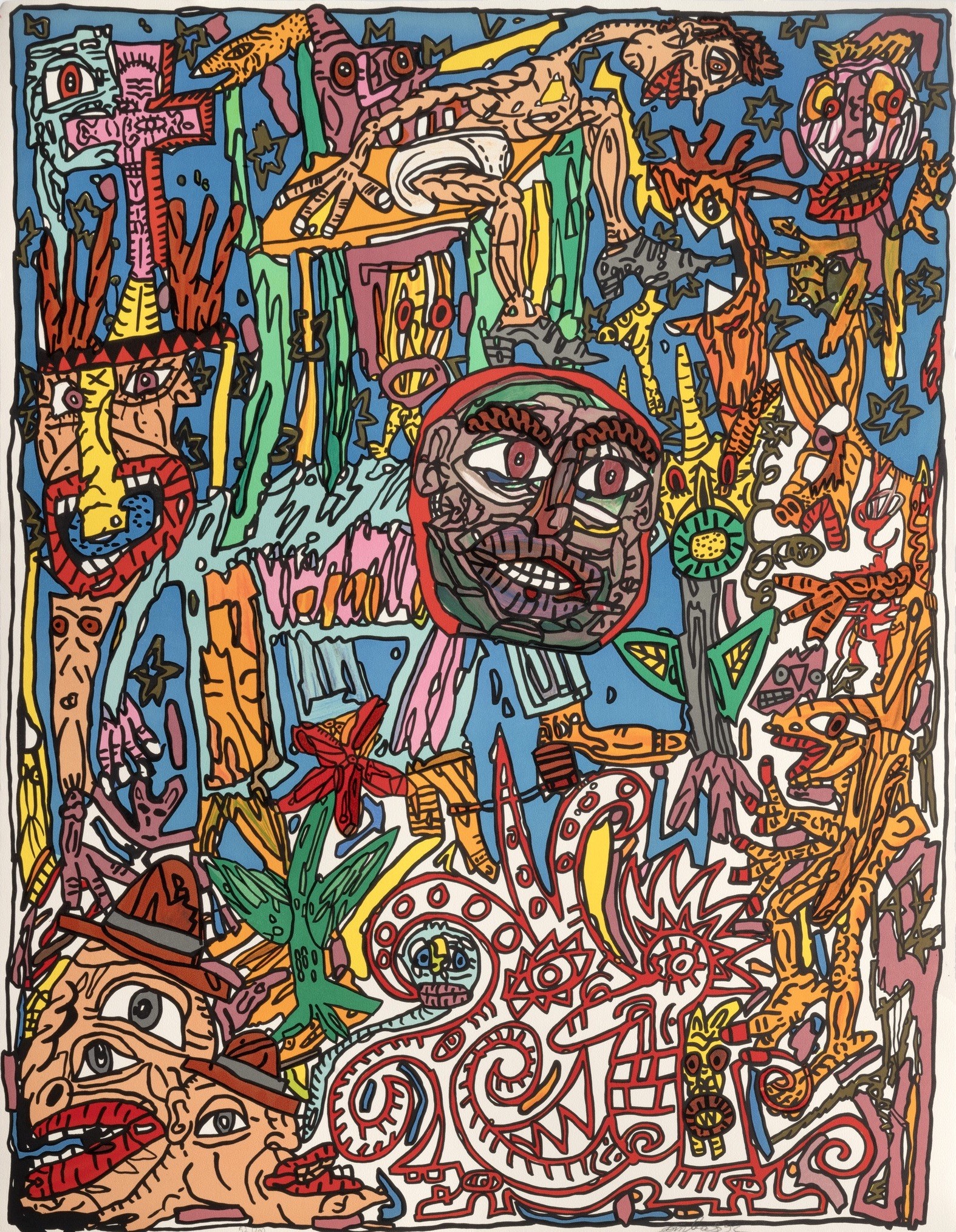 Robert Combas, L'Homme Animal Robert Combas, L'Homme Animal