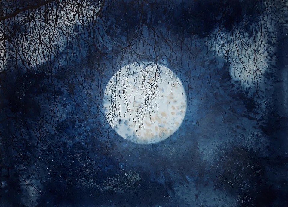 Alvaro Petritoli, Moon indigo reverie Alvaro Petritoli, Moon indigo reverie