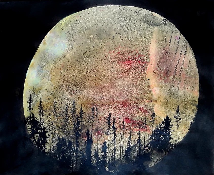 Alvaro Petritoli, Amber moon texture Alvaro Petritoli, Amber moon texture