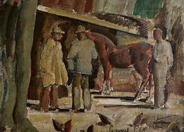Pintura, Marchands de chevaux, Percival Pernet