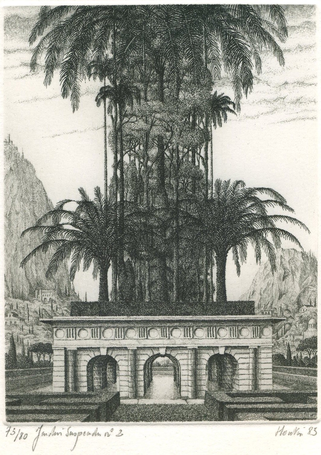 François Houtin, Jardin suspendu n° 2 François Houtin, Jardin suspendu n° 2