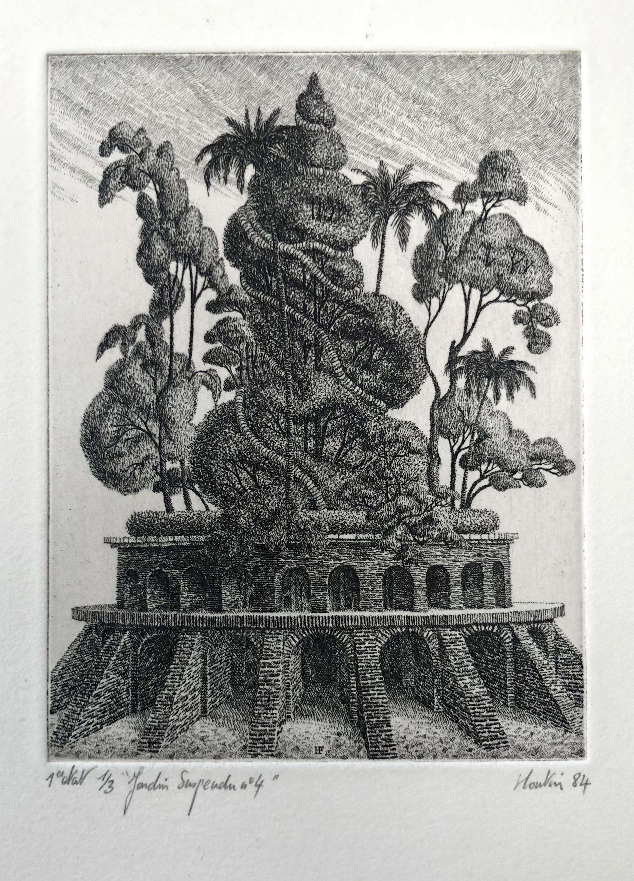 François Houtin, Jardin suspendu n° 4 François Houtin, Jardin suspendu n° 4