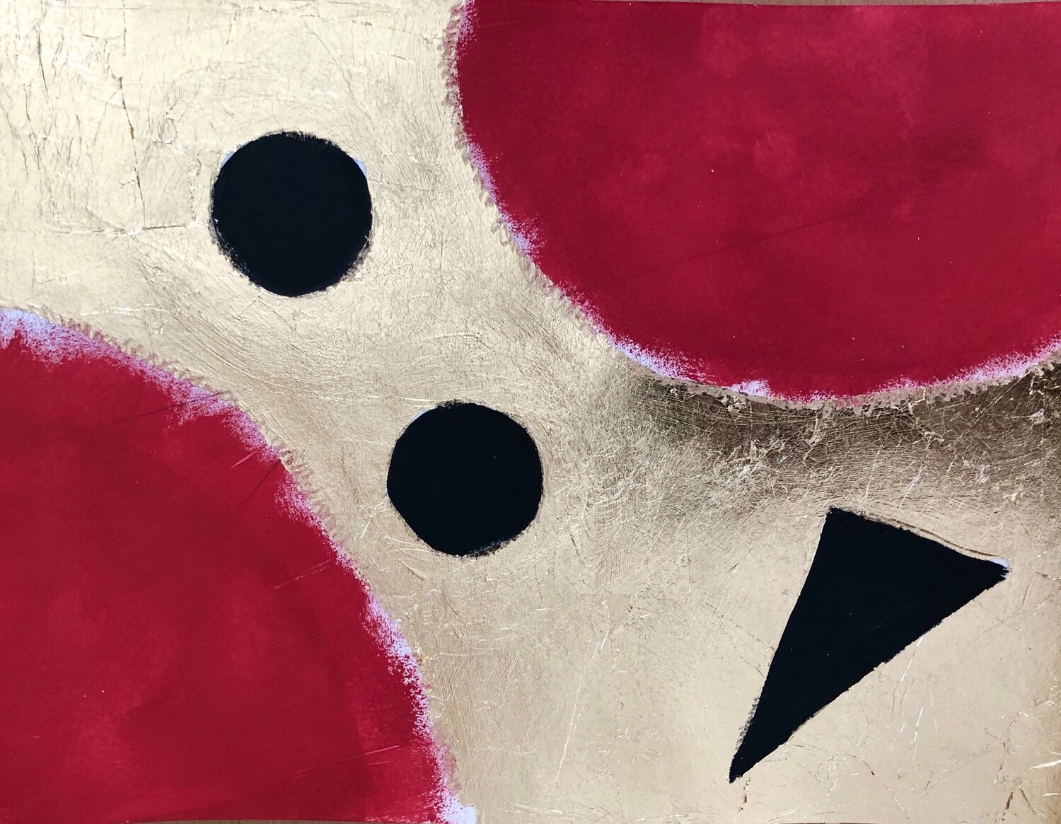 Nataliia Krykun, Red circles abstraction Nataliia Krykun, Red circles abstraction