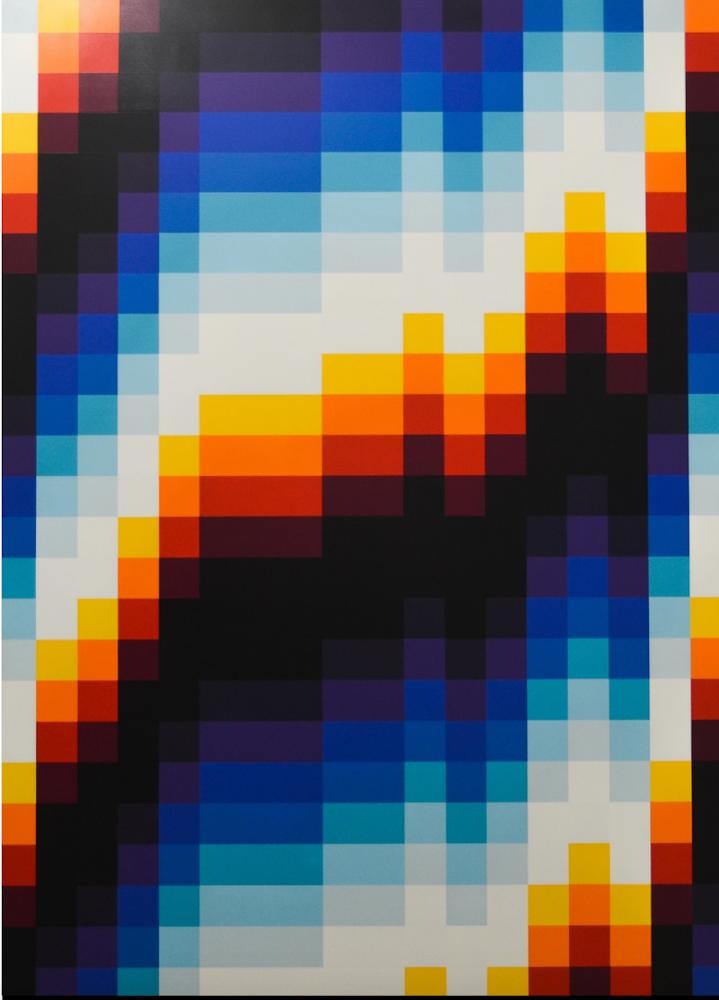 Felipe Pantone, Chromadynamica #95 Felipe Pantone, Chromadynamica #95