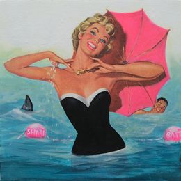 Gemälde, Shark Bait, Deborah Bakos