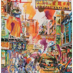 Painting, Kowloon Street #2, John Capitano