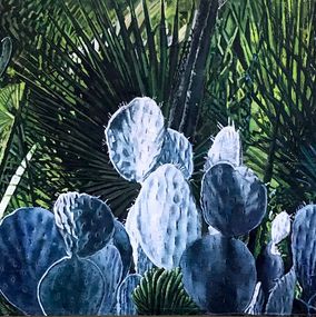 Painting, Jardin Marjorelle, Mary Lottridge