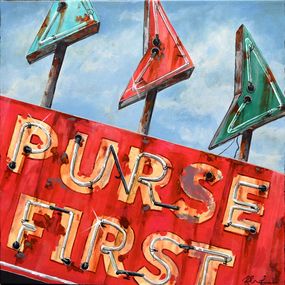 Painting, Purse First, Rob Croxford