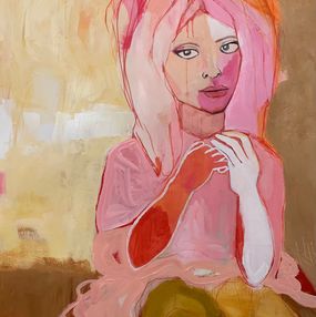 Painting, The Thinker (Female Perspective), Vikki Drummond