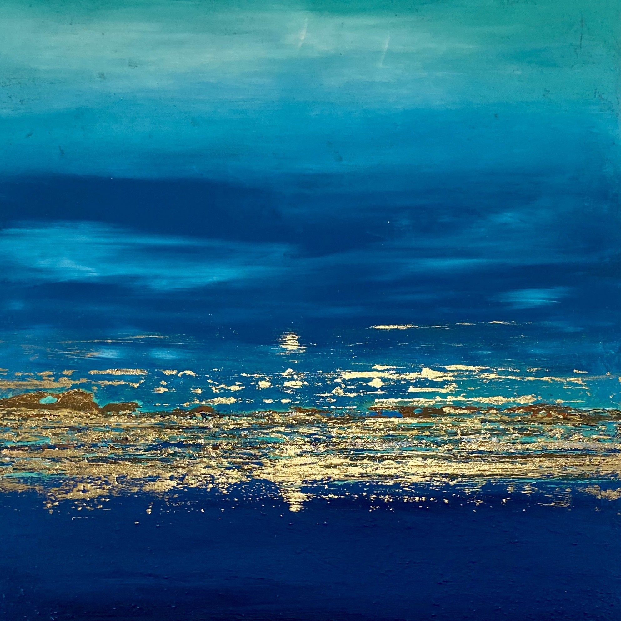 Brigitte Dravet, Blue and light Brigitte Dravet, Blue and light