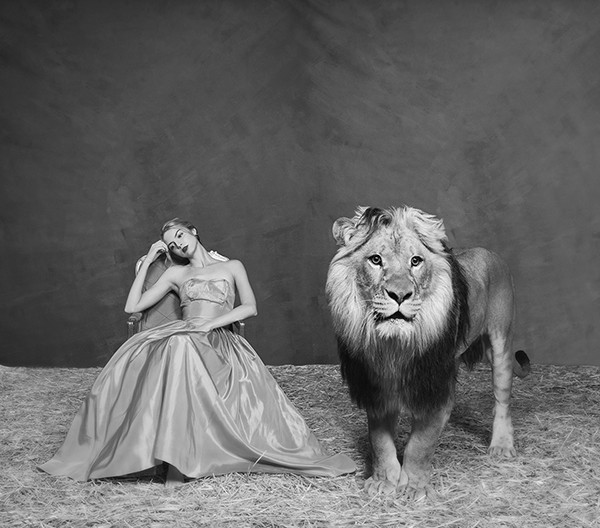 Tyler Shields, Lady and The Lion (2) Tyler Shields, Lady and The Lion (2)