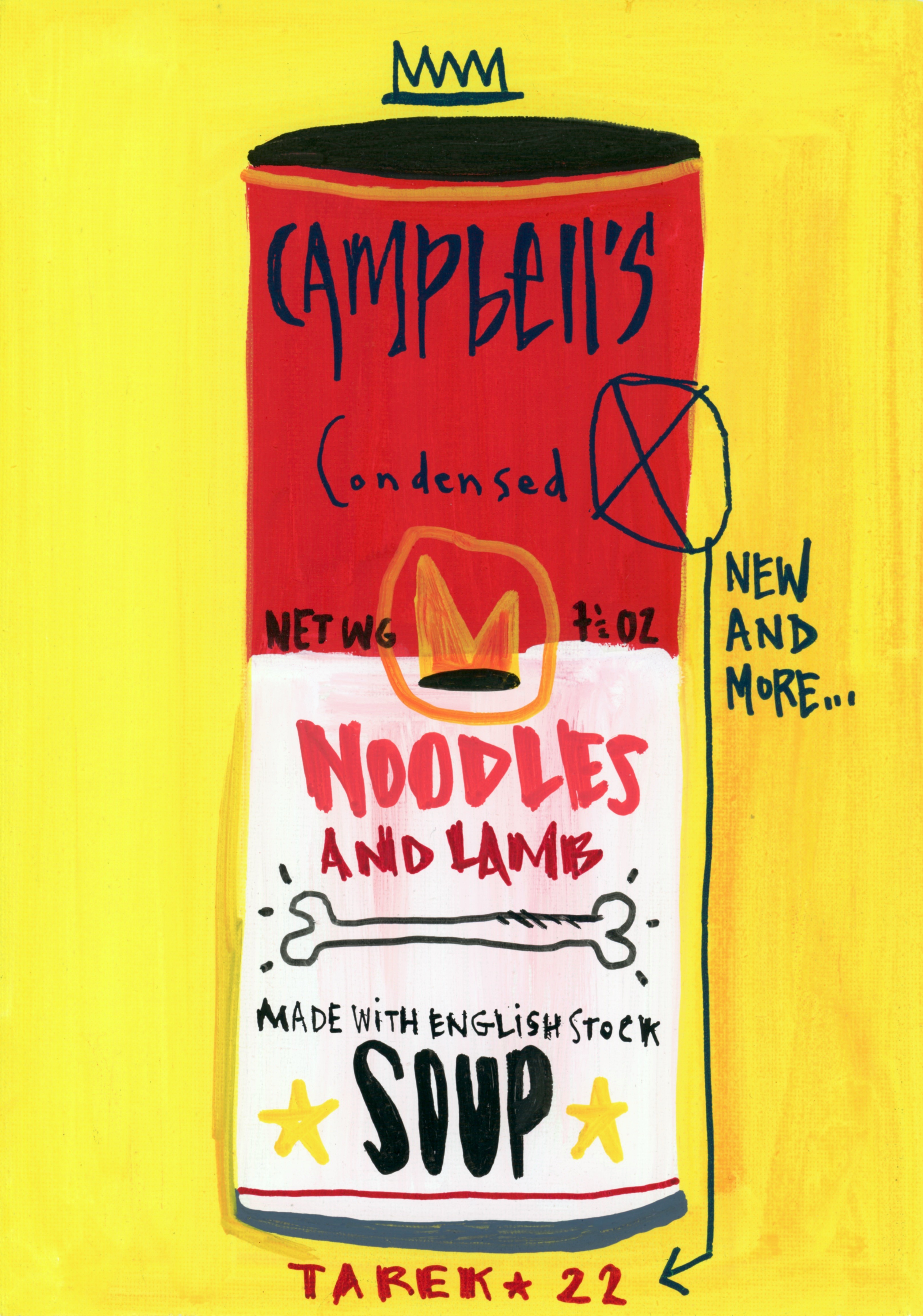 Tarek, Campbell's Noodles and Lamb Tarek, Campbell's Noodles and Lamb