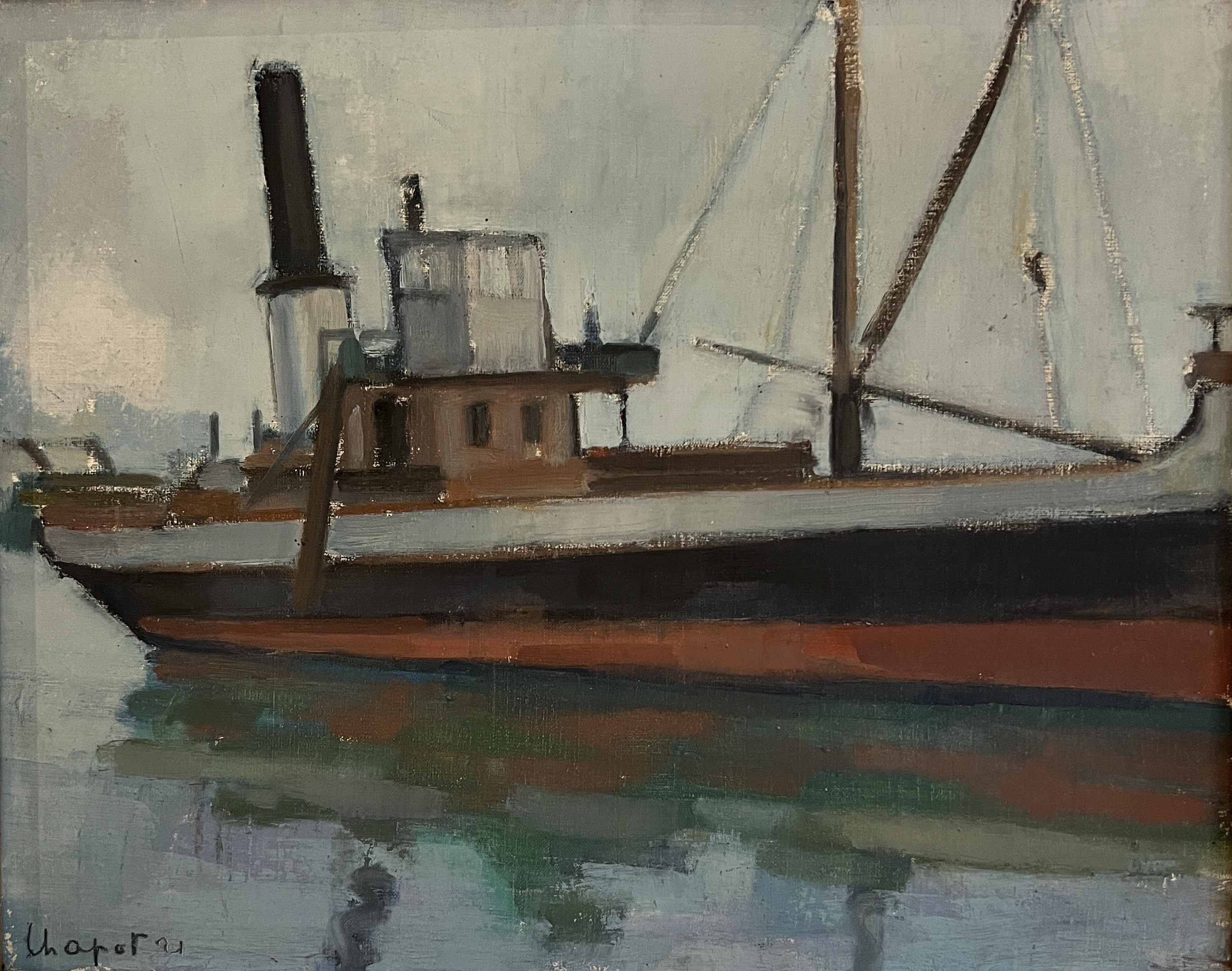 Georges Henri Chapot, Navire sur les flots Georges Henri Chapot, Navire sur les flots