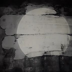 Gemälde, Abstract moon, Alvaro Petritoli