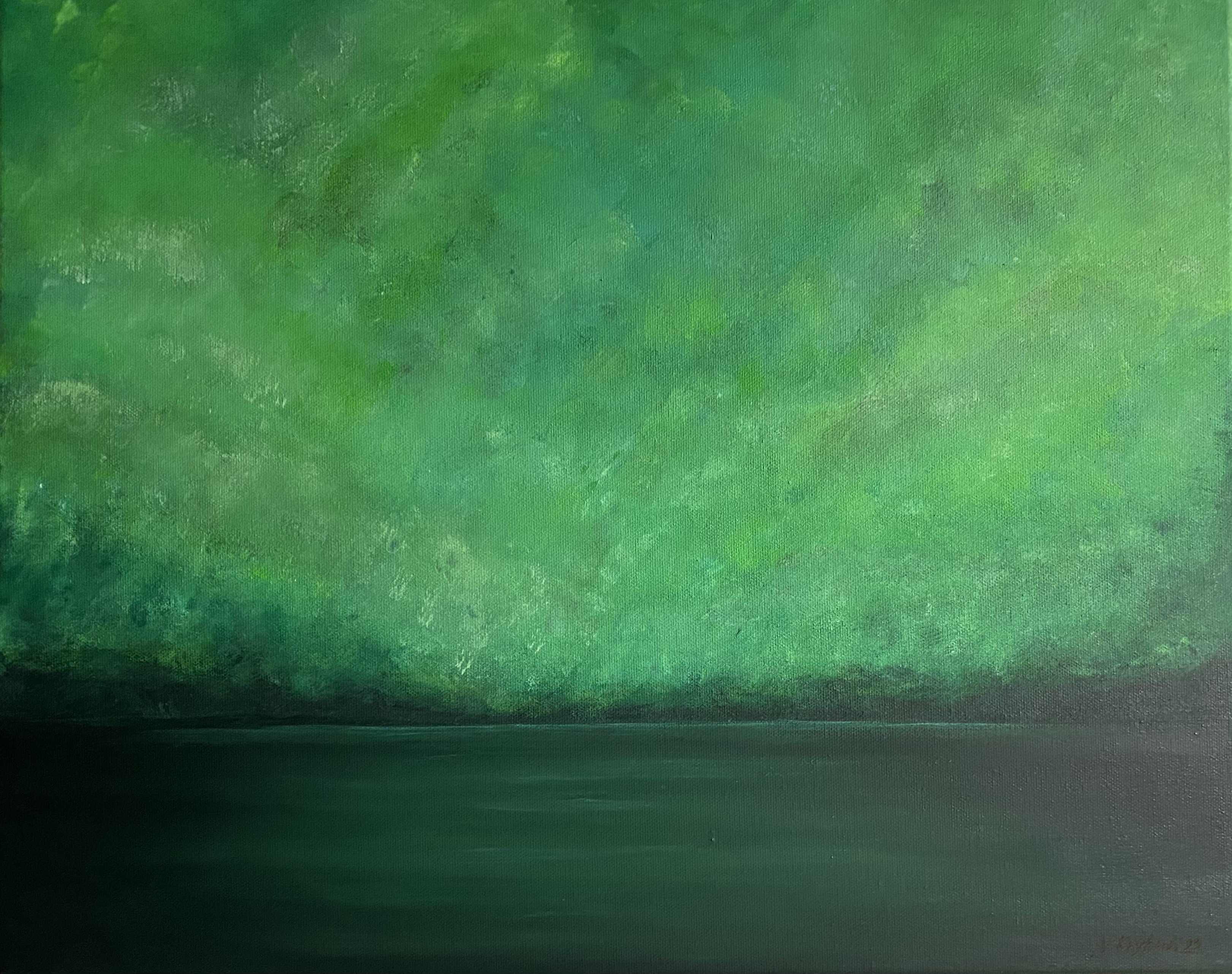 Nataliia Krykun, Green lake in summer Nataliia Krykun, Green lake in summer